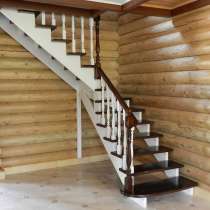 Монтаж деревянных лестниц в домах, в г.Караганда