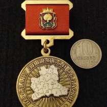 Памятный Знак Медаль 65 лет ВО СЛАВУ ЛИПЕЦКОЙ ОБЛАСТИ, в Москве