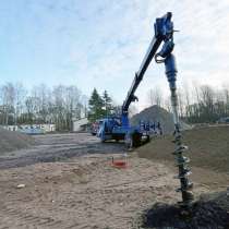Ямобур в аренду в СПб и ЛО, монтаж опор, в Санкт-Петербурге