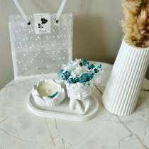 Изделия из гипса, свеча, цветы, подарок на 8 марта, в Орске