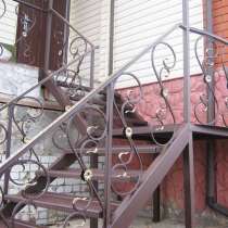 Лестница на металлическом каркасе арт014, в Воскресенске