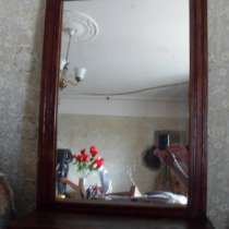 Напольное деревянное зеркало с консолью, в Москве