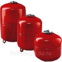 Расширительный бак 8 литров красный для отопления, в Чебоксарах