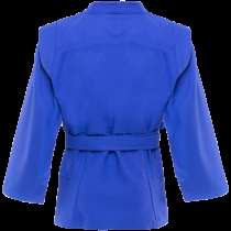 Куртка для самбо Junior SCJ-2201, синий, р.3/160, в Сочи