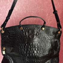 Кожаная сумка Furla оригинал темно синего цвета, в Ростове-на-Дону