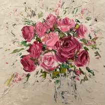 Картина маслом Цветы Маслихинлм, в Москве
