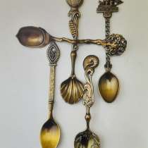 Резные металлические мини ложки для десерта, кофе, в Москве