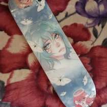 Дека скейтборда 31,0"x 8,0" новая, наждак наклеен, в Москве