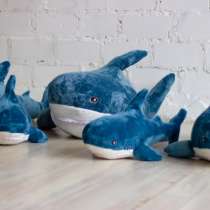 Синие Акулы из Икеа на 60, 80, 100 и 120 см, в Воронеже