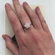 Серебристое кольцо с розой, в Нижнем Новгороде