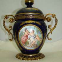 Ваза с крышкой винтажная (V453), в Москве