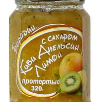 Продаем киви + апельсин + лимон протертые с сахаром, в Краснодаре