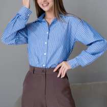 Рубашка голубая в полоску, в Санкт-Петербурге