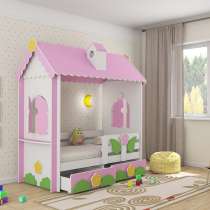 Детская мебель для детской комнаты - кровать Домик, в Москве