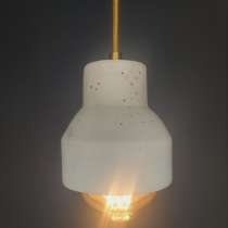 Подвесная лампа из архитектурного бетона, в Москве