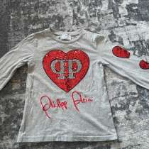 PHILIPP PLEIN винтаж лонгслив оригинальный, серого цвета, в Москве