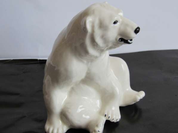 Медведь белый статуэтка фарфор новая в Москве фото 8