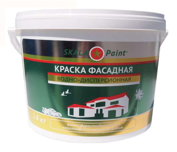 Краска водно-дисперсионная Skala Paint фасадная ВД-АК 11