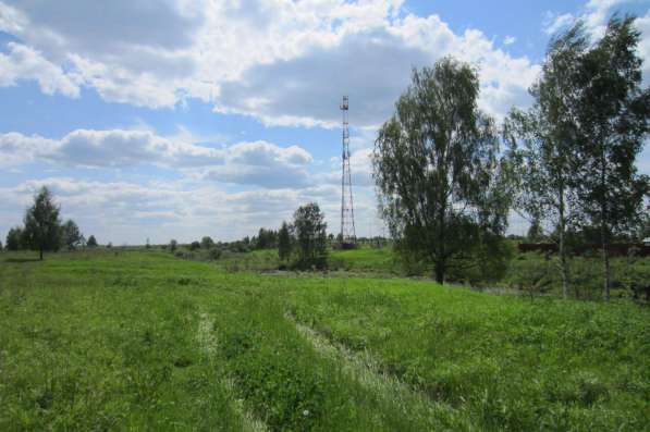 Участок 10 сот в жилом поселке по границе с лесом в Москве