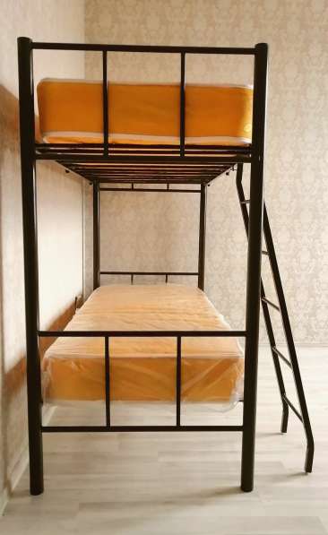 Кровати на металлокаркасе, двухъярусные, односпальные в Темрюке фото 6