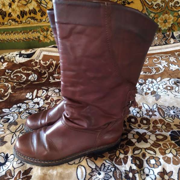 Продаю зимние кожаные женские сапоги в Тюмени фото 7