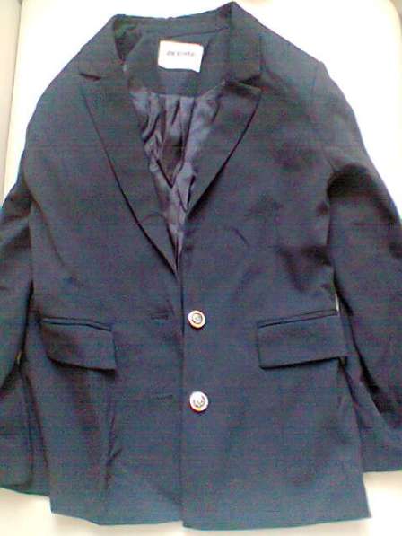 Пиджак школьный 128 размер темно-синий для девочки