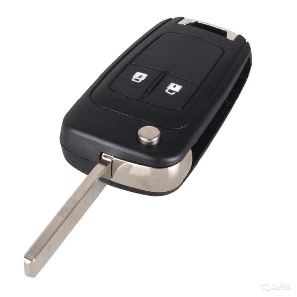 Корпус ключа для Chevrolet/Шевроле HU100 с лого