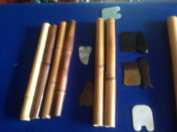 Бамбуковые палочки, пластины Гуаша, камни Жадеит для массажа в Москве фото 10