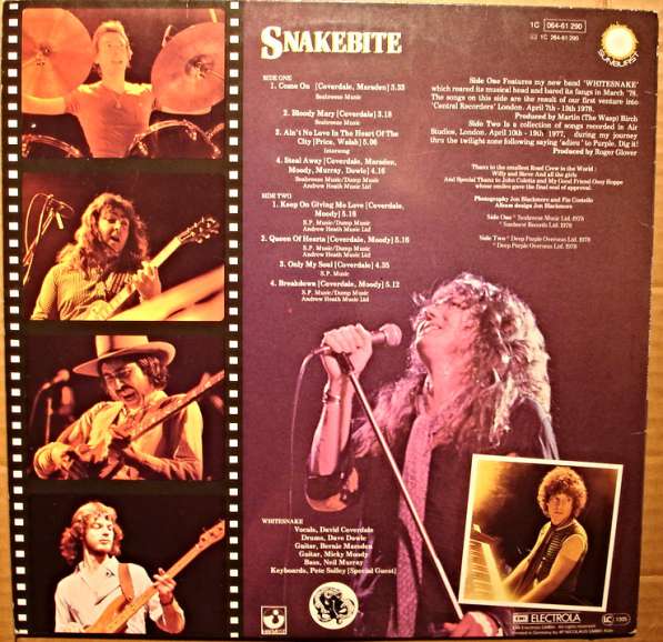 Пластинка виниловая David Coverdales Whitesnake – Snakebite в Санкт-Петербурге