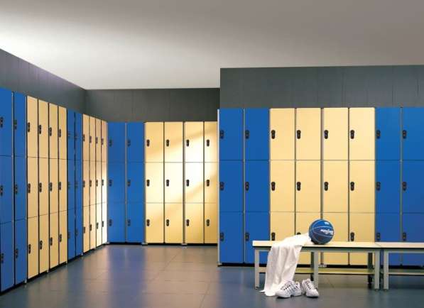 Шкафчики шкафы HPL для раздевалок, тренажерных залов, отелей в Москве фото 10