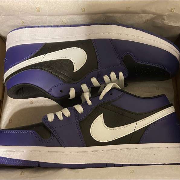 Air Jordan 1 Retro Low “Court/Purple Black” в Санкт-Петербурге фото 3