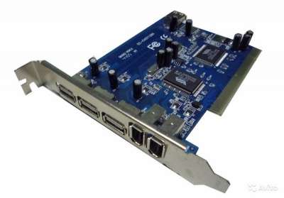 PCI контроллер USB + FireWire (VIA Combo
