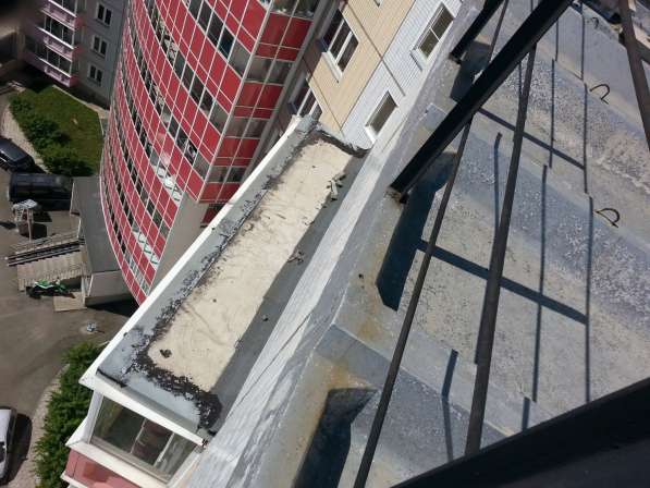 Гидроизоляция кровли, козырьков балконов в Красноярске фото 5