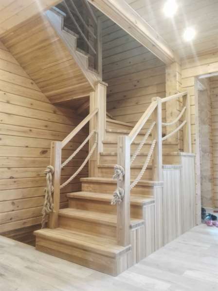Деревянные лестницы на заказ в Курске и области в Курске фото 4