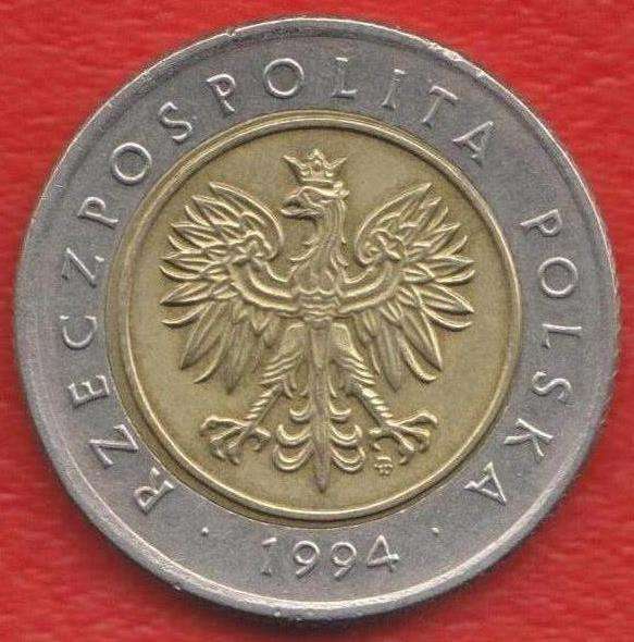 Польша 5 злотых 1994 г в Орле