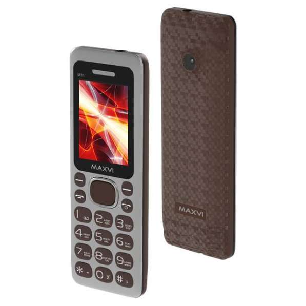 Телефон мобильный MAXVI M11 BROWN