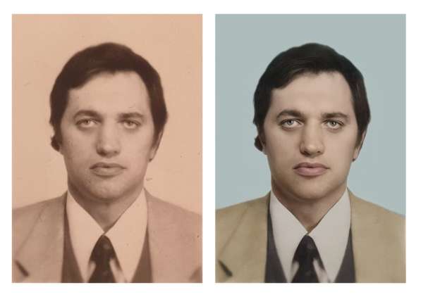 Реставрация фотографий, ретушь и колоризация в Москве фото 28