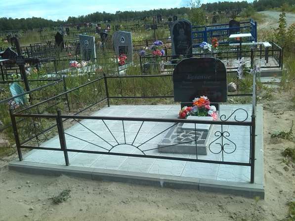Благоустройство мест захоронений в фото 10