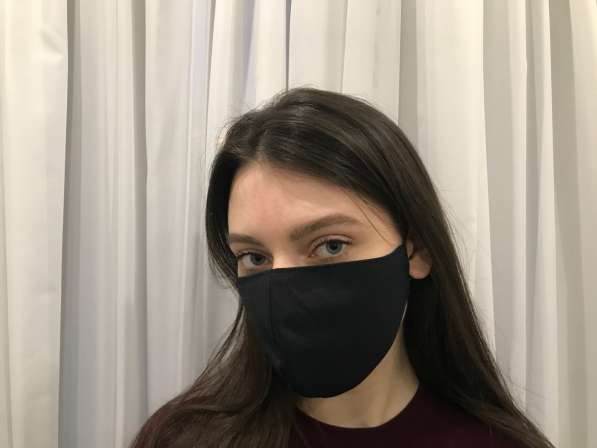 Многоразовая двусторонняя защитная маска всего за 200р в Москве фото 3