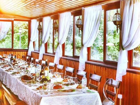 Кафе для свадьбы, летняя веранда в Парад парк отель - Томск в Томске
