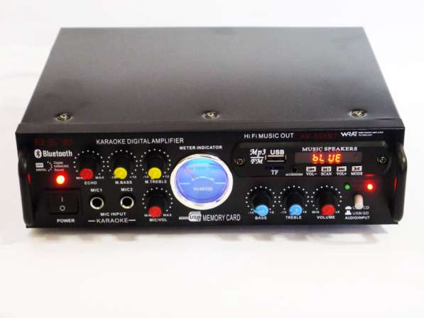 Практичный усилитель мощности звука BSW AV-339BT Bluetooth в 