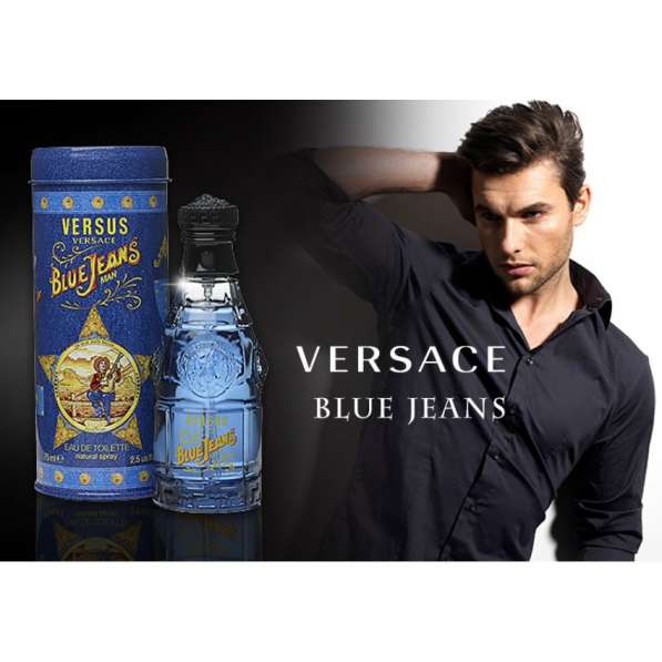 Versace Blue Jeans 75 мл. Мужская туалетная вода. Италия в фото 3