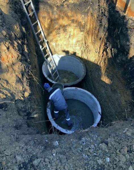 Септик из ЖБИ колец под канализацию для дома и дачи на 7.9м в Тюмени фото 6