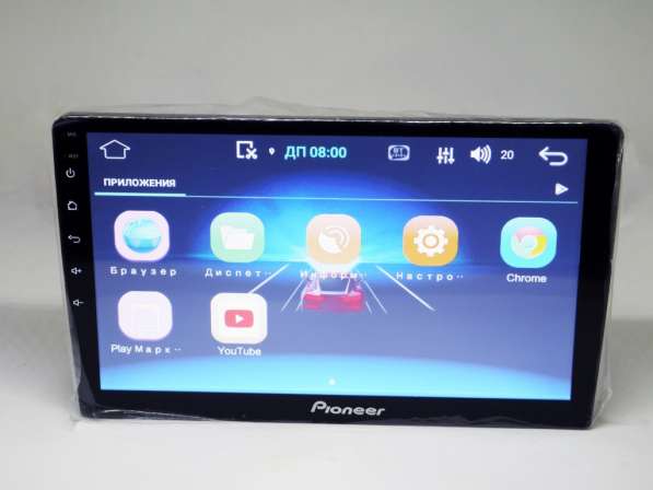 2din Pioneer Pi-808 10" Экран /4Ядра/1Gb Ram/ Android
