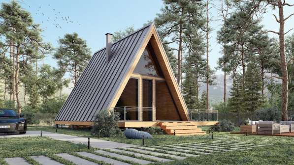 Каркасные дома. Барнхаусы. Дома A-frame