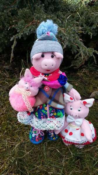 Свинка-мама. Текстильная куколка в Санкт-Петербурге фото 5
