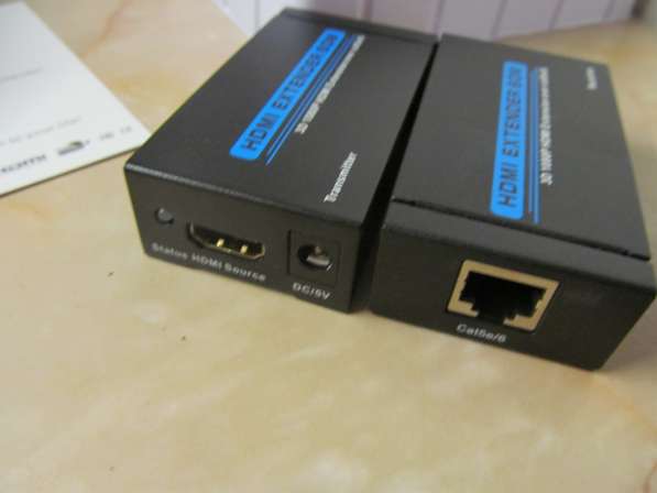 Комплект передачи сигнала HDMI по витой паре до 60 метров в Томске фото 9