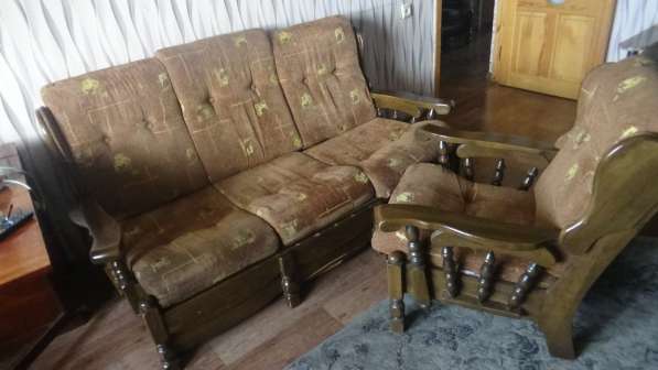 Продам в Алматы гарнитур - диван-кровать и два кресла