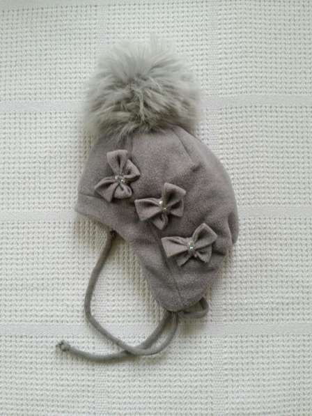 Зимние шапки для девочек в фото 3