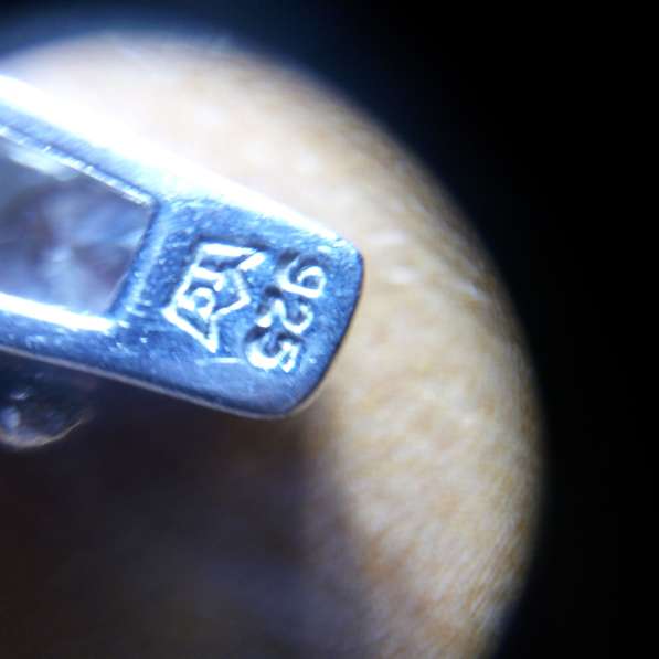 Серебрянный набор браслет и серьги пусеты в фото 5